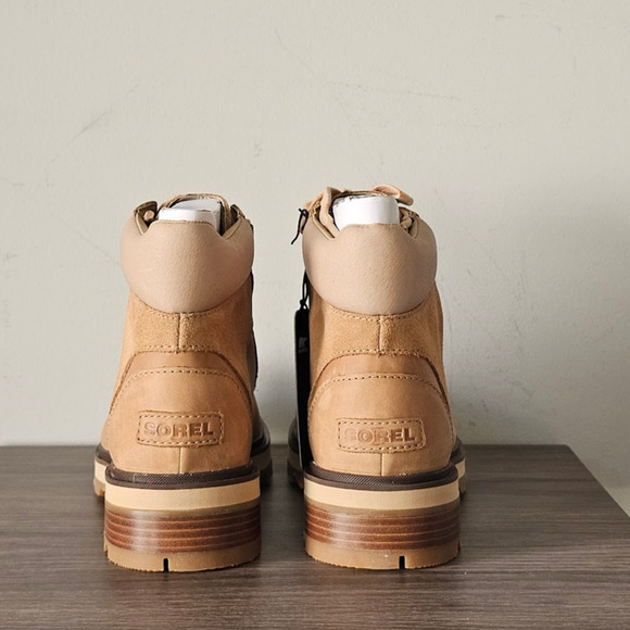 Sorel Women's Lennox Hiker STKD WP Boots Size 10  Tawny Buff NWT - Picture 6 of 8
